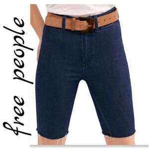 NWT/NWOT Free People So Chic Denim Biker Shorts